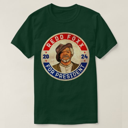 2024年Redd Foxx社長 Tシャツ (デザイン正面)