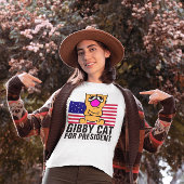 2024年Tシャツ会長のジビーおもしろいキャット Tシャツ