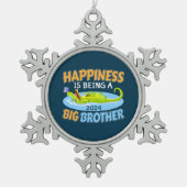 2024幸福は兄である スノーフレークピューターオーナメント (正面)