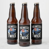 2024恋しく思年12回ゴルフ2024投票で私を引き恋しく思落とす ビールラベル (ボトル)