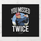 2024恋しく思年12回ゴルフ2024投票で私を引き恋しく思落とす ビールラベル (シングルラベル)