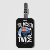 2024恋しく思年12回ゴルフ2024投票で私を引き恋しく思落とす ラゲッジタグ (正面縦)