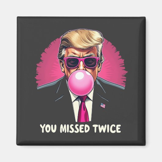 2024恋しく思年2回トランプ選挙 マグネット (正面)