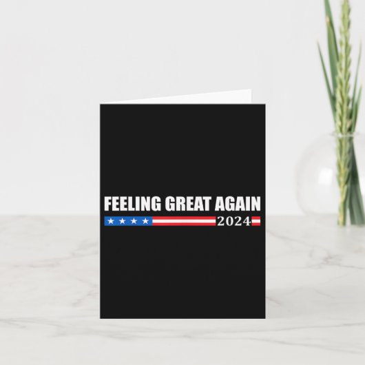 2024感じ年素晴らし再トランプ カード (正面)