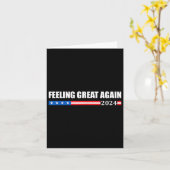 2024感じ年素晴らし再トランプ カード (黄色い花)