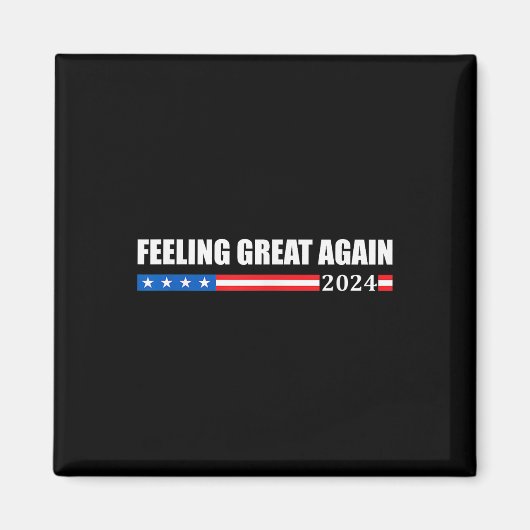 2024感じ年素晴らし再トランプ マグネット (正面)
