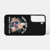 2024救年のトランプ大統領の政治 SAMSUNG GALAXYケース (裏面横)