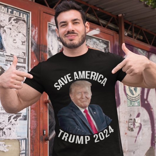 2024救年アメリカ・トランプ大統領 Tシャツ
