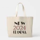 2024新しいおばあちゃんトートバッグ ラージトートバッグ (裏面)