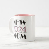 2024新しいママのマグカップ ツートーンマグカップ (正面左)