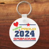 2024新しい誇りを持ったおばあちゃんキーチェーン キーホルダー (正面)