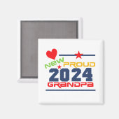 2024新誇りを持ったしいグランドパ磁石 マグネット (正面/裏面)