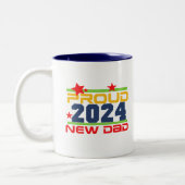 2024新誇りを持った父マグカップ ツートーンマグカップ (左)