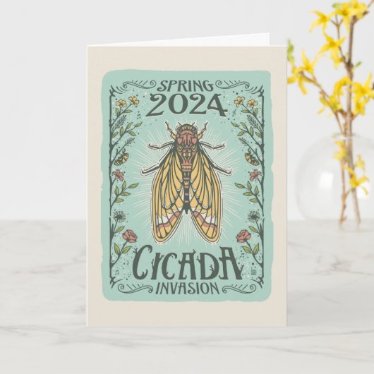 2024春チカダ侵入 カード (黄色い花)