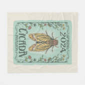 2024春チカダ侵入 フリースブランケット (正面(横))