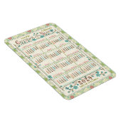 2024暦年のカスタム | ビクトリアンアールヌーボー マグネット (右側)