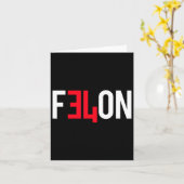 2024有罪判決を受けたフェロン&#；投票する理由 カード (黄色い花)