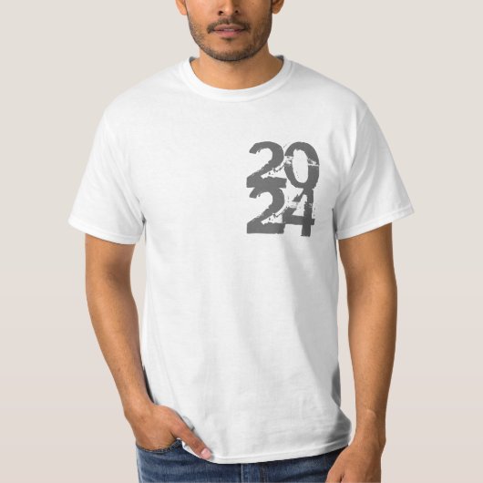2024正方形の聖なる書物、経典 Tシャツ (正面)