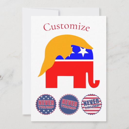 2024決してトランプではない サンダーコーブ 招待状 (正面)