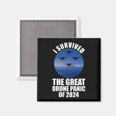 2024生き延び年のドロ素晴らしーンパニック マグネット (正面/裏面)