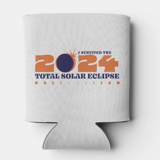 2024生き延び年の食太陽の食は涼しい 缶クーラー (裏面)