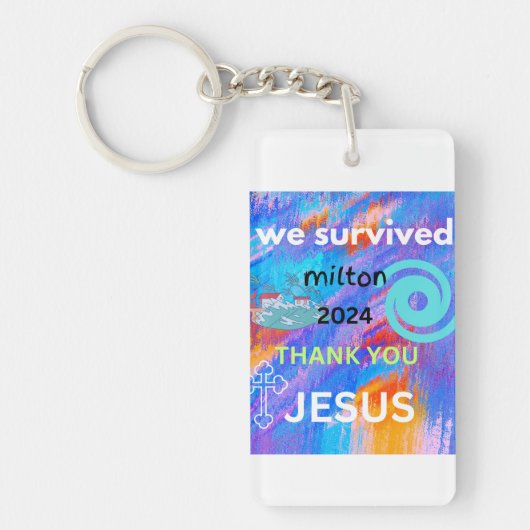 2024生き延び年ミロトン キーホルダー (正面)