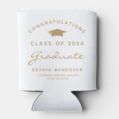 2024白と金ゴールドの卒業クーラーボックス 缶クーラー (裏面)