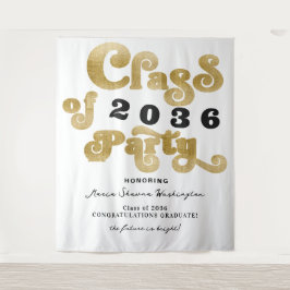 2024白金ゴールドレトロ卒業パーティーの背景 タペストリー
