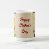 2024祝年の母の日(明るいフローラ) コーヒーマグカップ (中央)