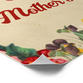 2024祝年の母の日(明るいフローラ) ポスター (角)