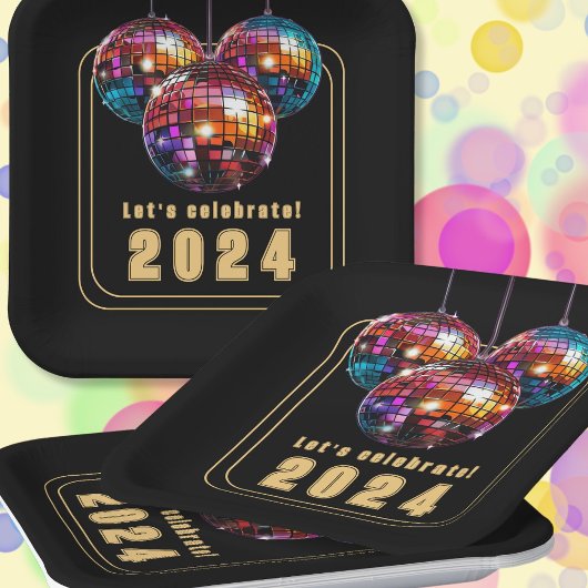 2024祝年 ペーパープレート