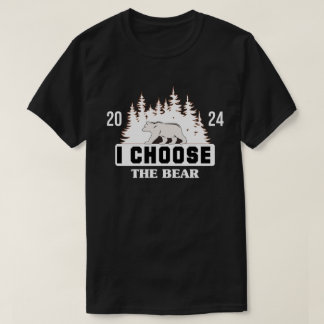 2024私はクマを選択する強さと勇気を抱擁 Tシャツ