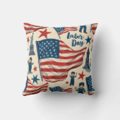 2024米国労働日お祝い クッション (裏面)