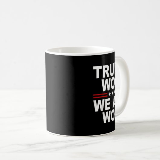 2024米国国旗トランプウォン コーヒーマグカップ (正面右)