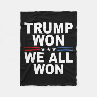 2024米国国旗トランプウォン フリースブランケット