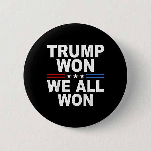 2024米国国旗トランプウォン 缶バッジ (正面)