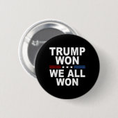 2024米国国旗トランプウォン 缶バッジ (正面&裏面)