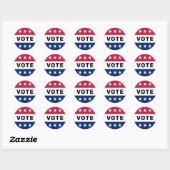 2024米国大統領選挙 愛国投票 ラウンドシール (シート)