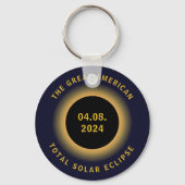 2024素晴らし年太陽の4月8日 キーホルダー (裏面)