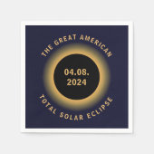 2024素晴らし年太陽の4月8日 スタンダードカクテルナプキン (正面)