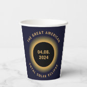 2024素晴らし年太陽の4月8日 紙コップ (裏面)