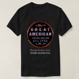 2024素晴らし年4太陽の月8日のアメリカ皆既日食 Tシャツ