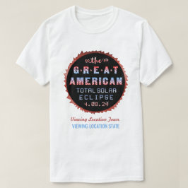 2024素晴らし年4太陽の月8日のアメリカ皆既日食 Tシャツ