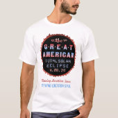 2024素晴らし年4太陽の月8日のアメリカ皆既日食 Tシャツ (正面)