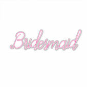 2024結婚年のブイシンプルデシュメドミニマル・ピンクカスタム シール (正面)