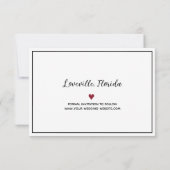 2024結婚年1月カレンダーカスタムフォトホワイト セーブザデート (裏面)