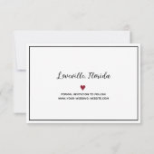 2024結婚年10月カレンダーカスタムフォトホワイト セーブザデート (裏面)