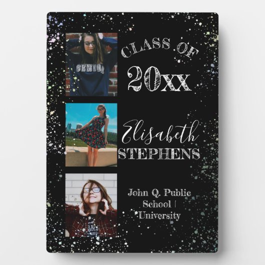 2024絵を描年（ばちゃばちゃ）跳ねるクラス卒業写真 フォトプラーク (正面)