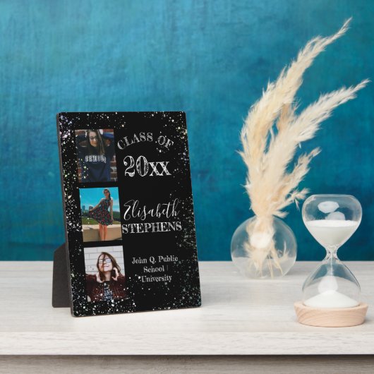 2024絵を描年(ばちゃばちゃ)跳ねるクラス卒業写真 フォトプラーク (側面)