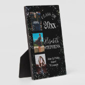 2024絵を描年(ばちゃばちゃ)跳ねるクラス卒業写真 フォトプラーク (側面)